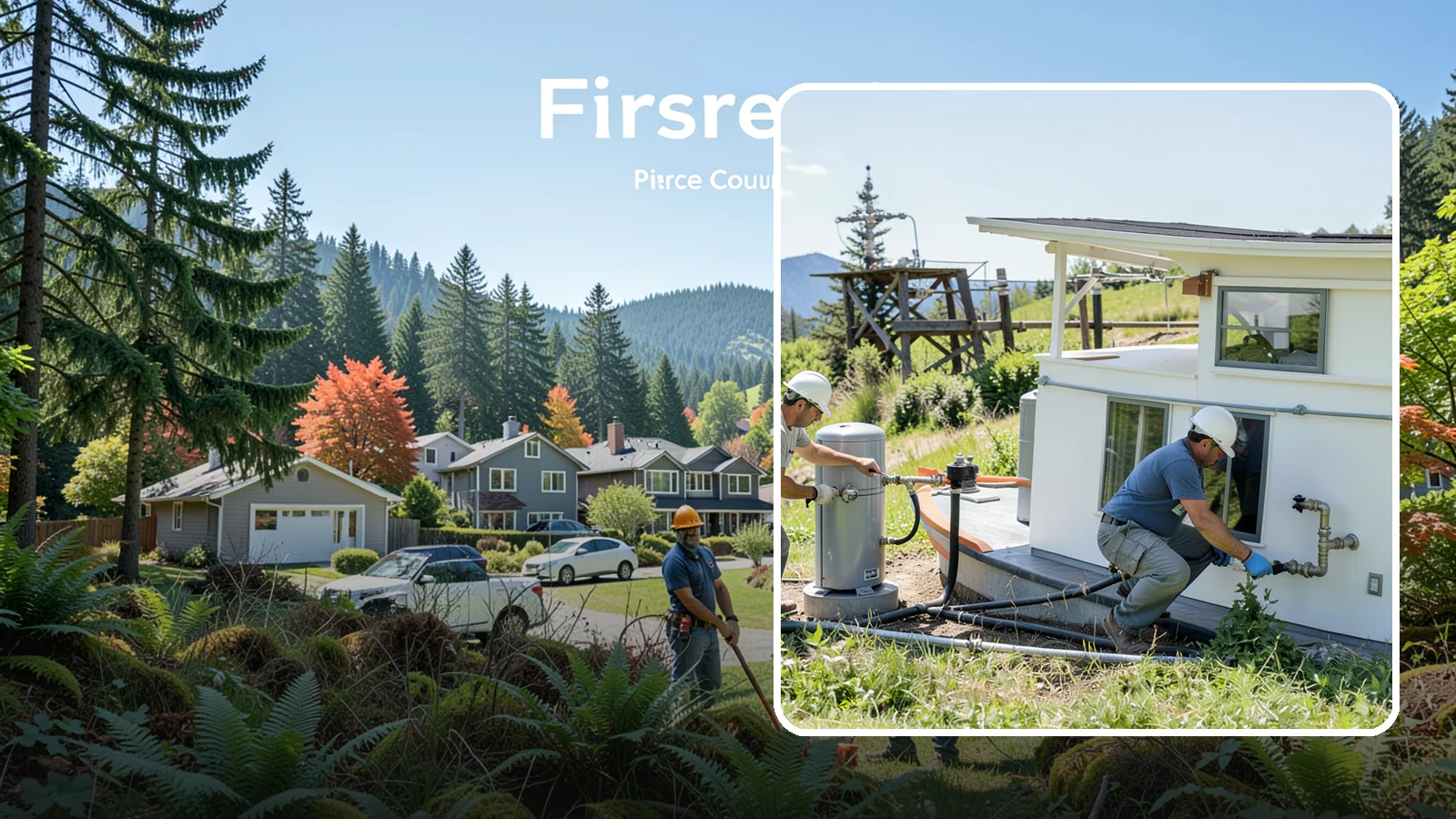 Gas Line Installation in Fircrest, Pierce County, WA - We install or extend natural gas and propane lines to serve ranges, water heaters, fireplaces, generators, and outdoor appliances.