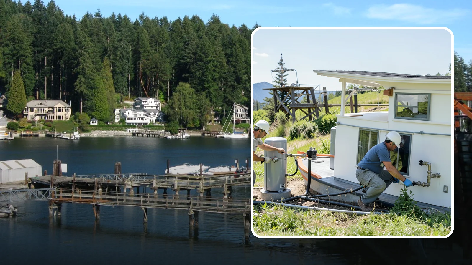 Gas Line Installation in Gig Harbor, Pierce County, WA - We install or extend natural gas and propane lines to serve ranges, water heaters, fireplaces, generators, and outdoor appliances.