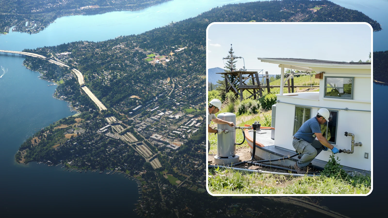 Gas Line Installation in Mercer Island, King County, WA - We install or extend natural gas and propane lines to serve ranges, water heaters, fireplaces, generators, and outdoor appliances.