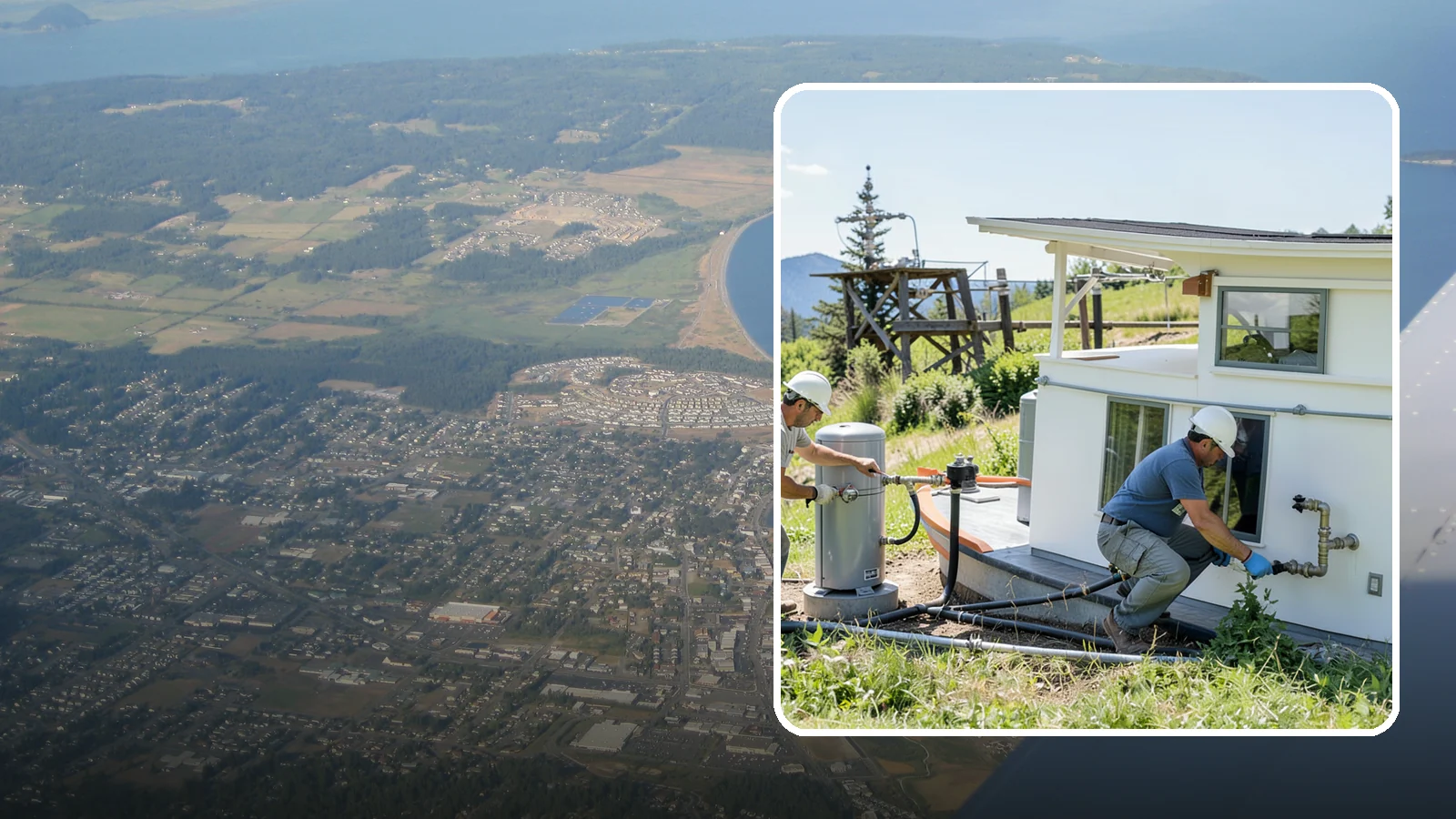 Gas Line Installation in Oak Harbor, Island County, WA - We install or extend natural gas and propane lines to serve ranges, water heaters, fireplaces, generators, and outdoor appliances.