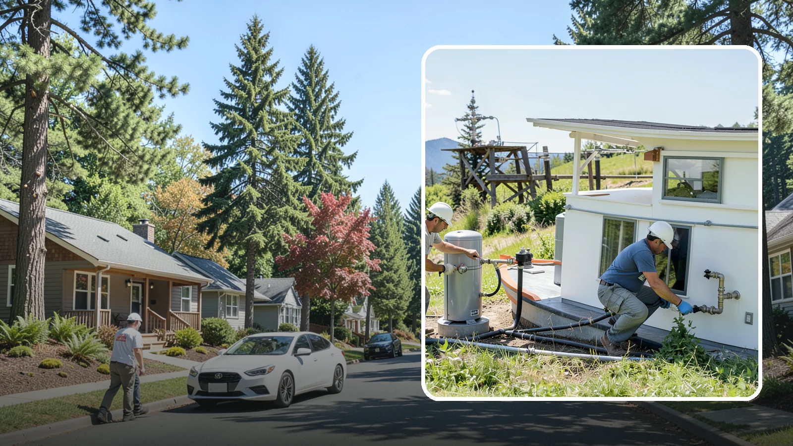 Gas Line Installation in Orting, Pierce County, WA - We install or extend natural gas and propane lines to serve ranges, water heaters, fireplaces, generators, and outdoor appliances.