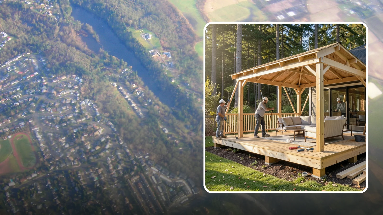 Gazebo Construction in Algona, King County, WA - A freestanding gazebo that gives your backyard a sheltered, all-weather gathering spot built for Northwest conditions.