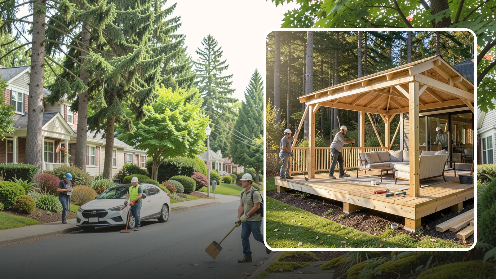 Gazebo Construction in Beaux Arts Village, King County, WA - A freestanding gazebo that gives your backyard a sheltered, all-weather gathering spot built for Northwest conditions.