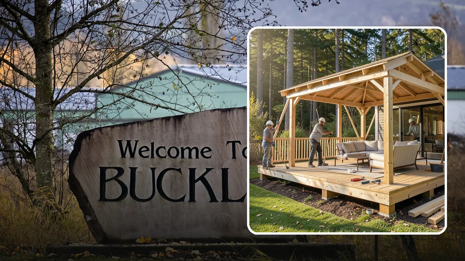 Gazebo Construction in Buckley, Pierce County, WA - A freestanding gazebo that gives your backyard a sheltered, all-weather gathering spot built for Northwest conditions.