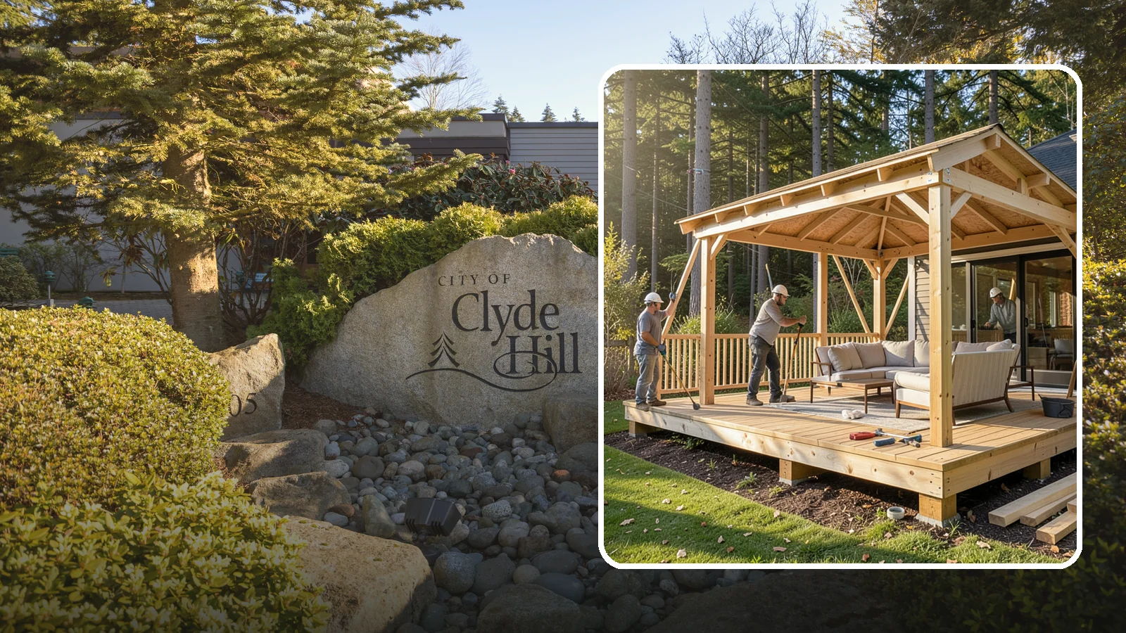Gazebo Construction in Clyde Hill, King County, WA - A freestanding gazebo that gives your backyard a sheltered, all-weather gathering spot built for Northwest conditions.