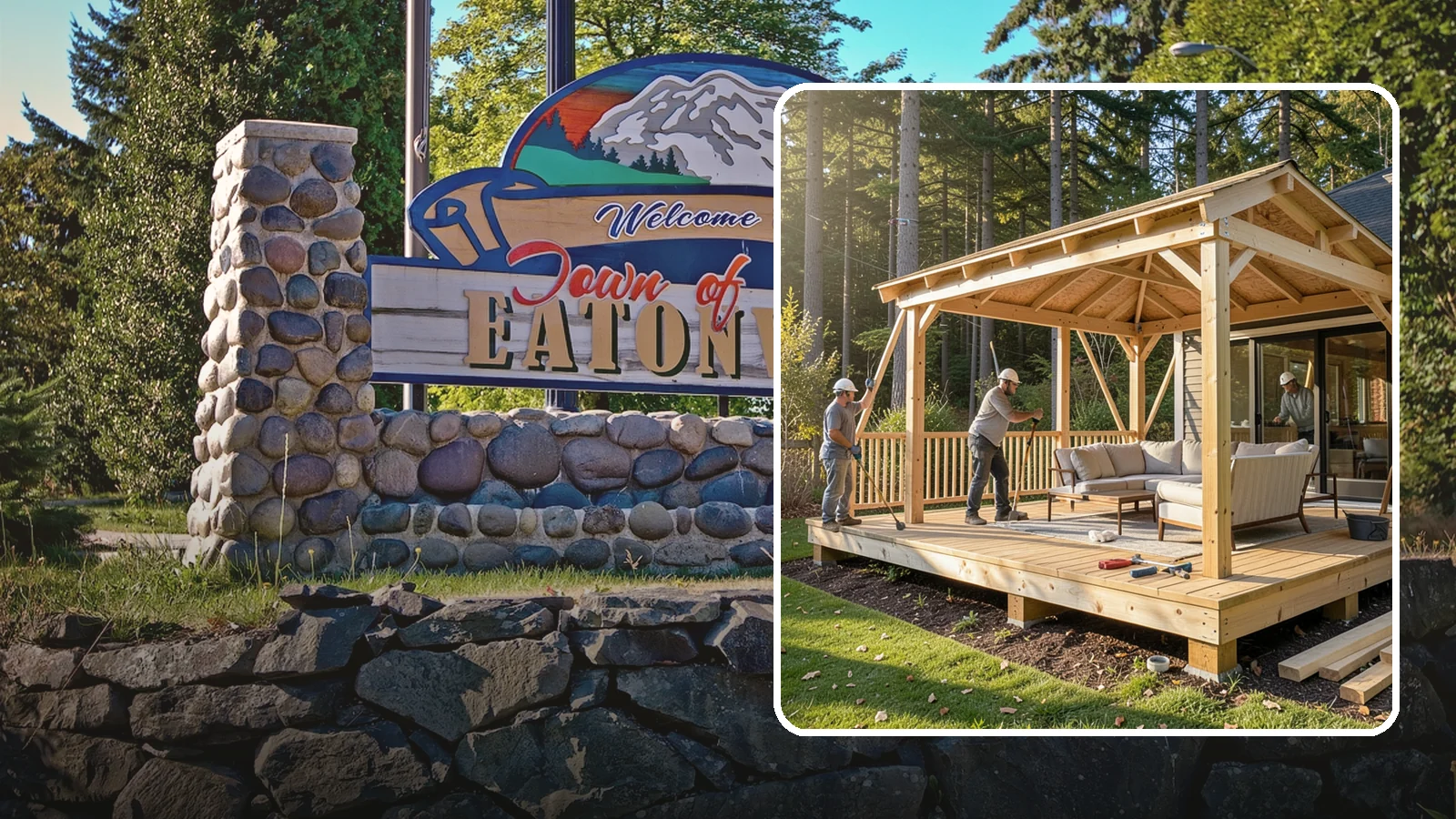 Gazebo Construction in Eatonville, Pierce County, WA - A freestanding gazebo that gives your backyard a sheltered, all-weather gathering spot built for Northwest conditions.