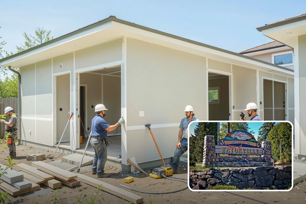 Gazebo Construction in Eatonville, Pierce County, WA - Provides fully covered outdoor shelter in any weather