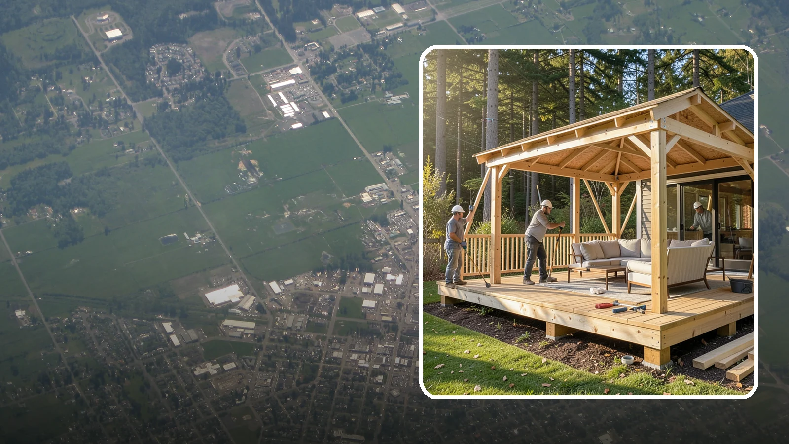 Gazebo Construction in Enumclaw, King County, WA - A freestanding gazebo that gives your backyard a sheltered, all-weather gathering spot built for Northwest conditions.