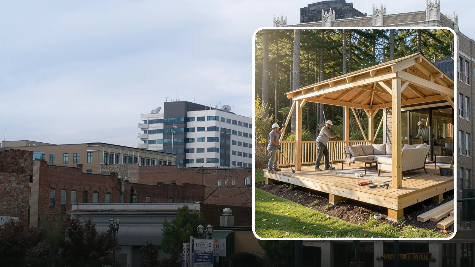 Gazebo Construction in Everett, Snohomish County, WA - A freestanding gazebo that gives your backyard a sheltered, all-weather gathering spot built for Northwest conditions.
