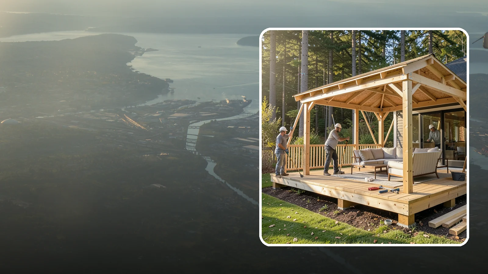 Gazebo Construction in Fife, Pierce County, WA - A freestanding gazebo that gives your backyard a sheltered, all-weather gathering spot built for Northwest conditions.