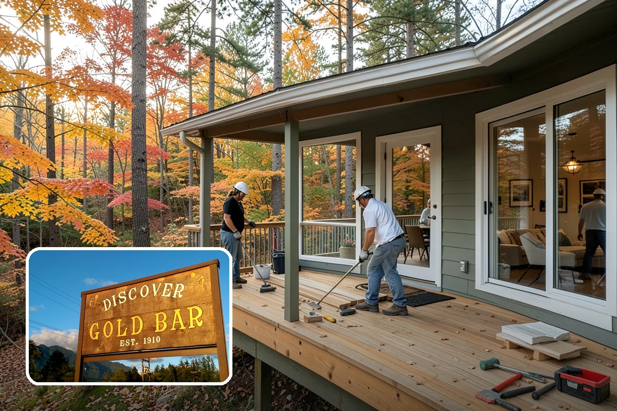 Gazebo Construction in Gold Bar, Snohomish County, WA - Provides fully covered outdoor shelter in any weather