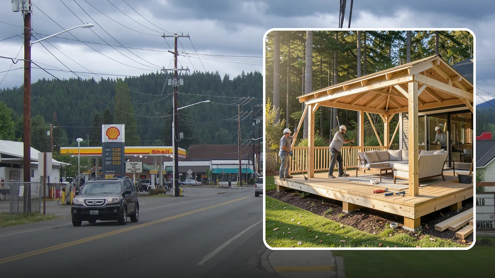 Gazebo Construction in Granite Falls, Snohomish County, WA - A freestanding gazebo that gives your backyard a sheltered, all-weather gathering spot built for Northwest conditions.