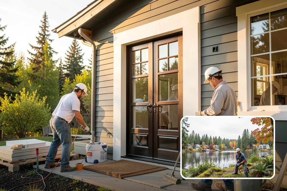 Gazebo Construction in La Conner, Skagit County, WA - Provides fully covered outdoor shelter in any weather