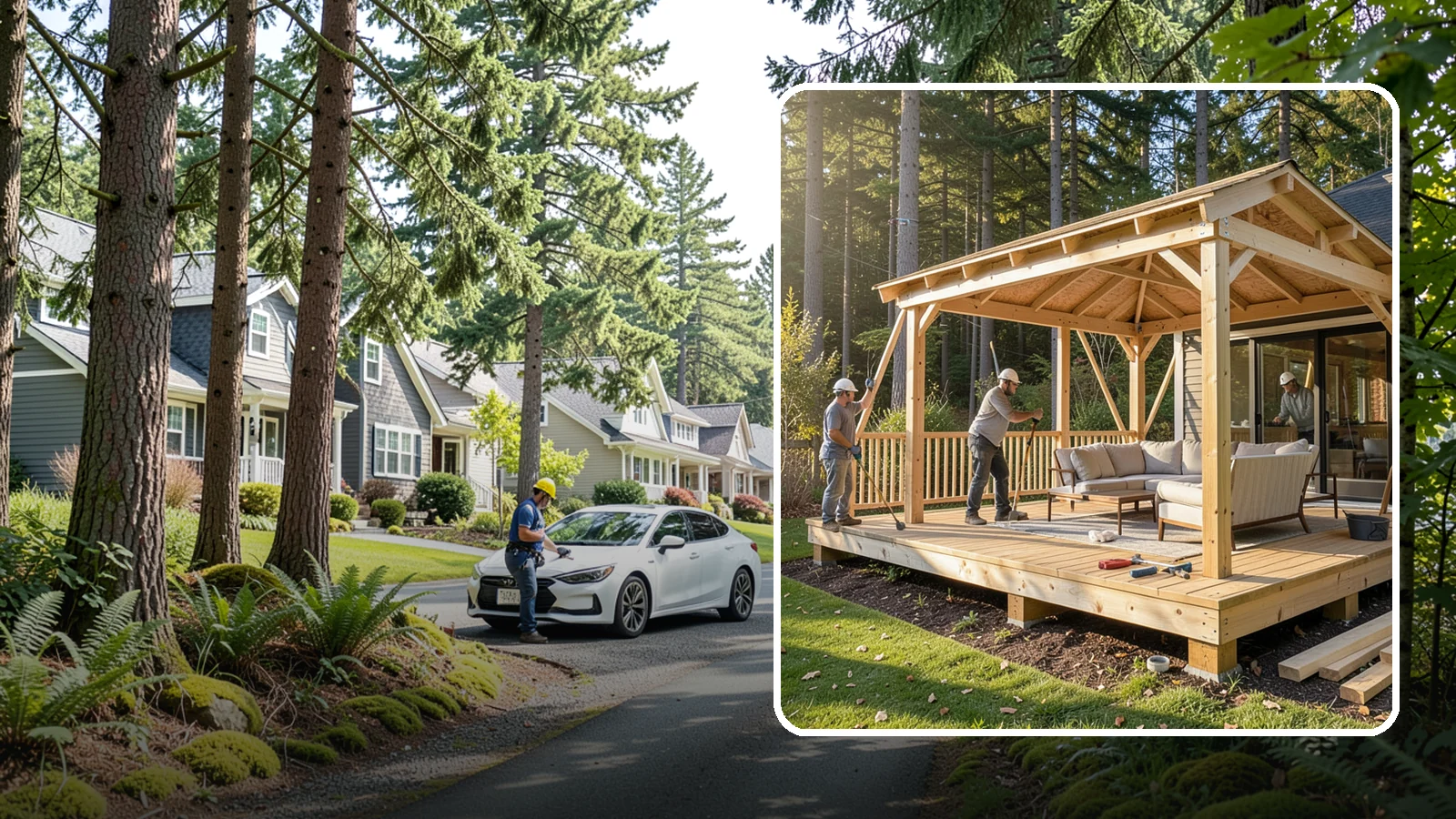 Gazebo Construction in Normandy Park, King County, WA - A freestanding gazebo that gives your backyard a sheltered, all-weather gathering spot built for Northwest conditions.