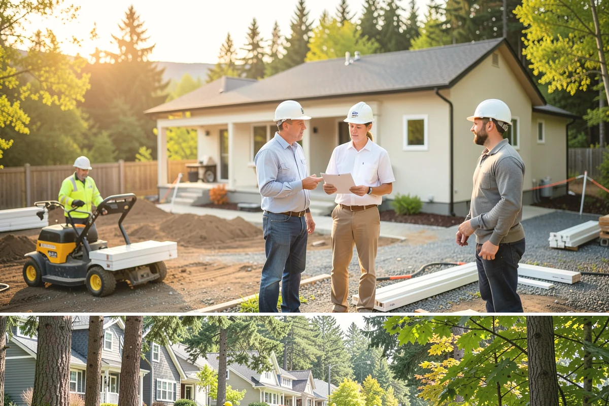 Gazebo Construction in Normandy Park, King County, WA - Summer scheduling lets the roof and finishes complete before the fall rains arrive.