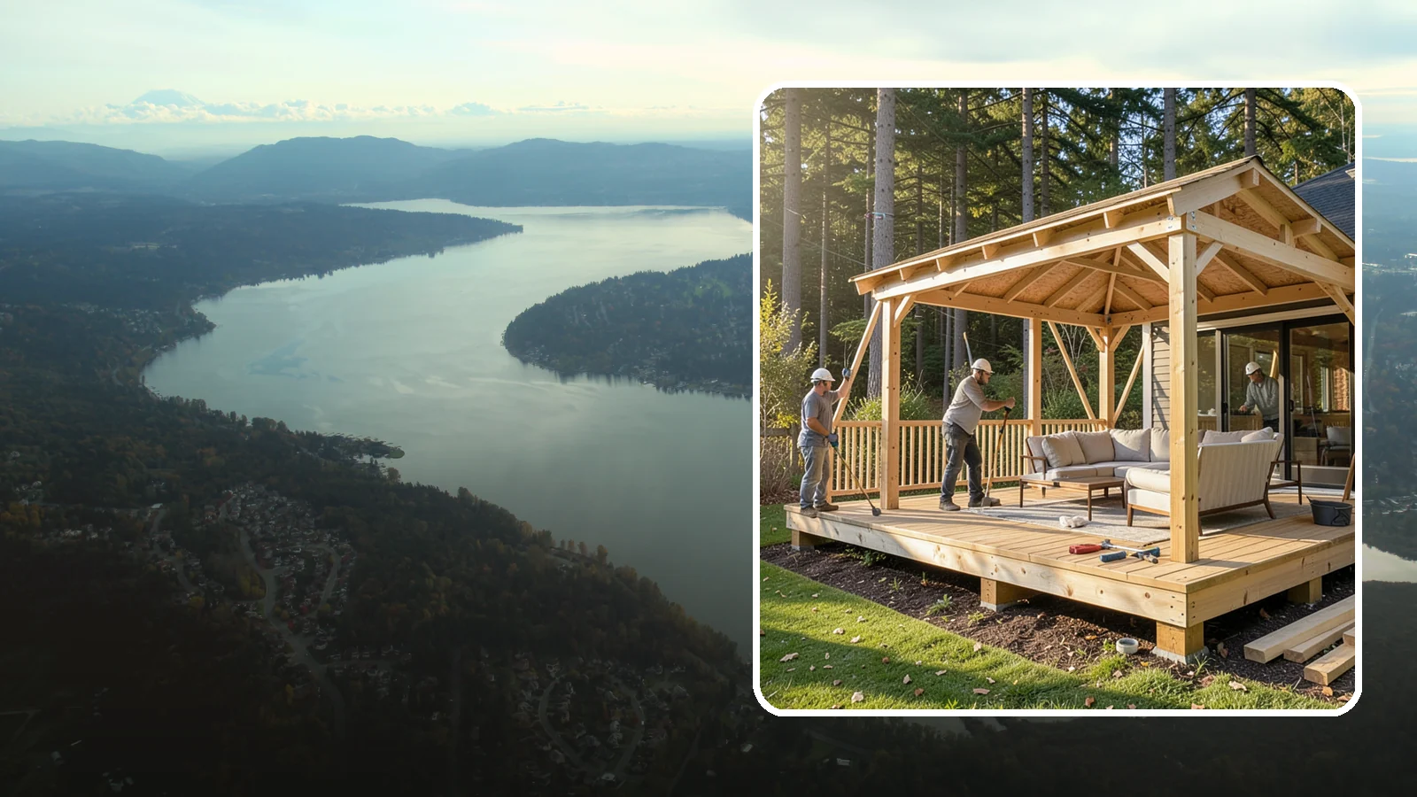 Gazebo Construction in Sammamish, King County, WA - A freestanding gazebo that gives your backyard a sheltered, all-weather gathering spot built for Northwest conditions.