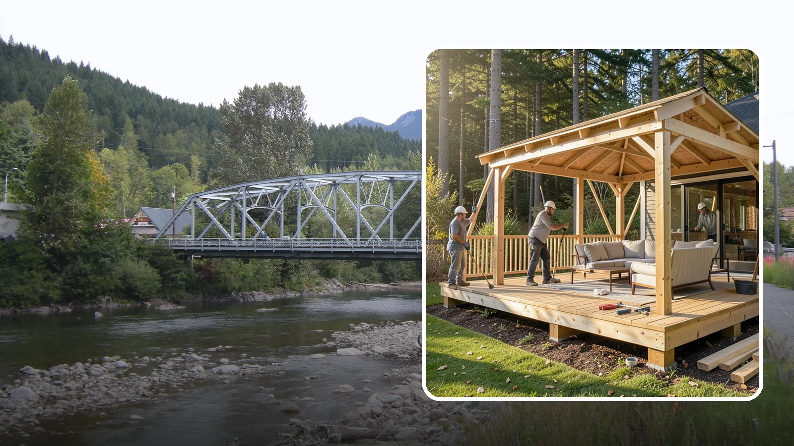 Gazebo Construction in Skykomish, King County, WA - A freestanding gazebo that gives your backyard a sheltered, all-weather gathering spot built for Northwest conditions.