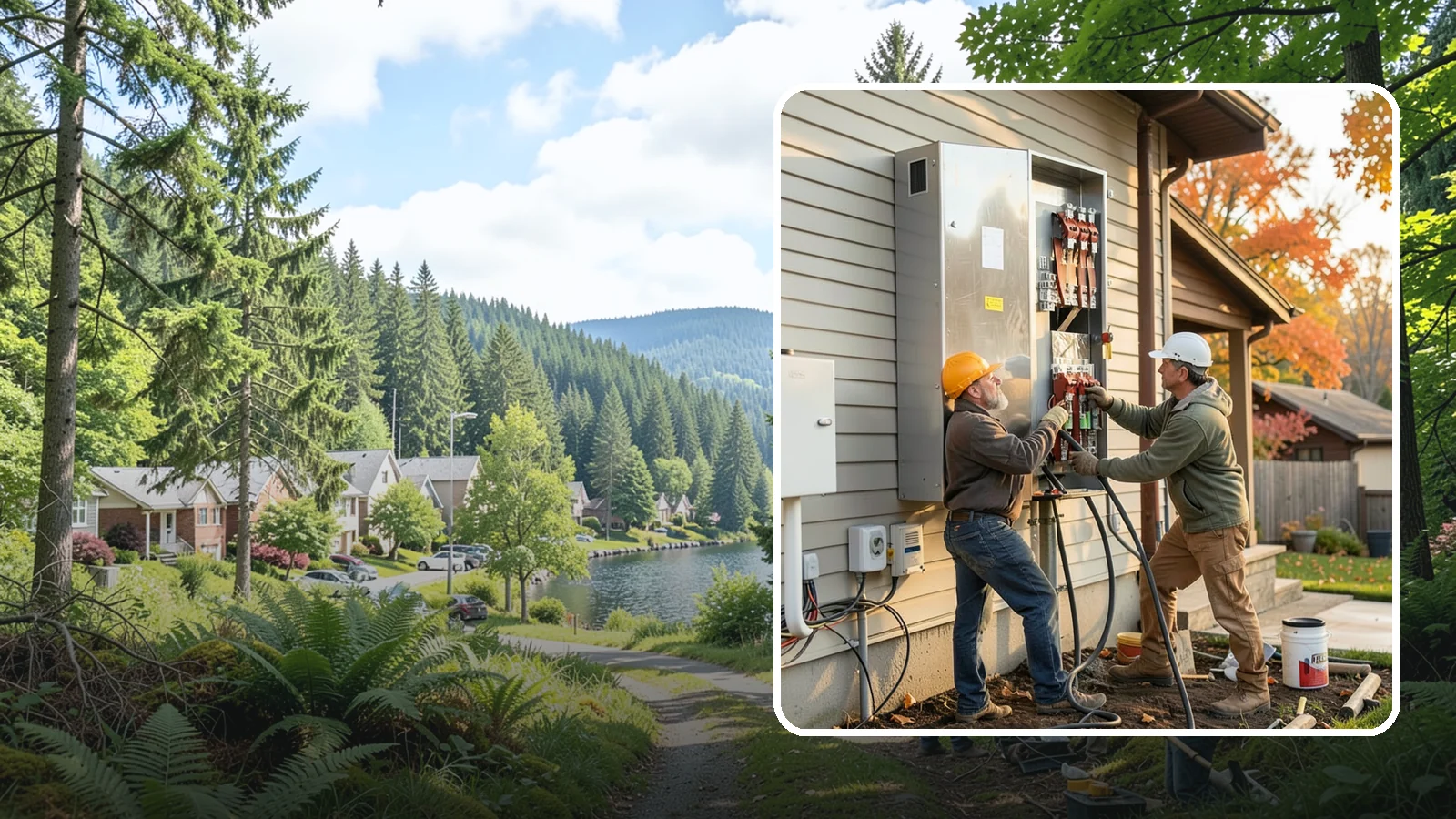 Generator Installation in Lake Forest Park, King County, WA - We install standby and portable generator connections with automatic or manual transfer switches for reliable backup power.
