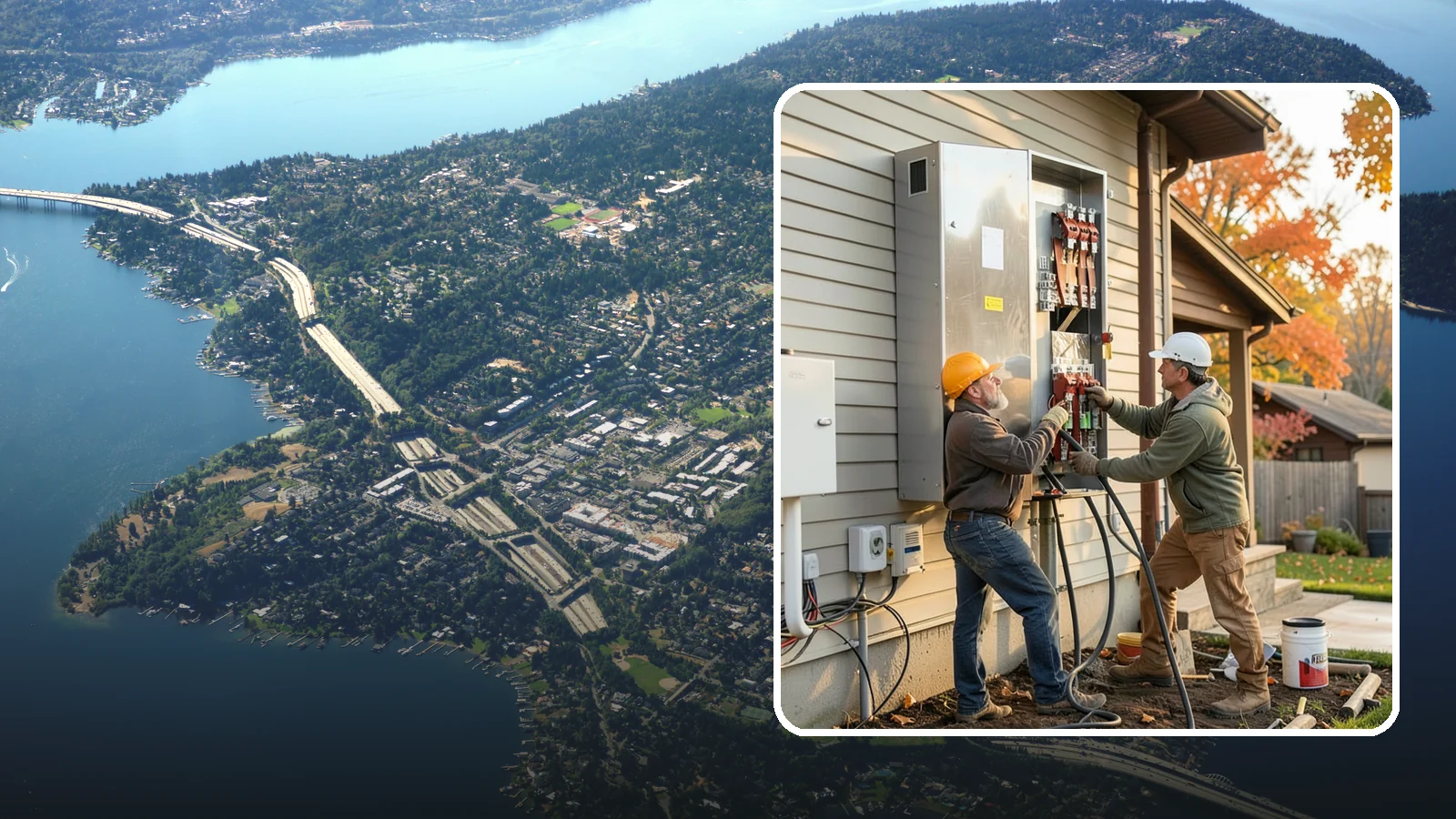 Generator Installation in Mercer Island, King County, WA - We install standby and portable generator connections with automatic or manual transfer switches for reliable backup power.
