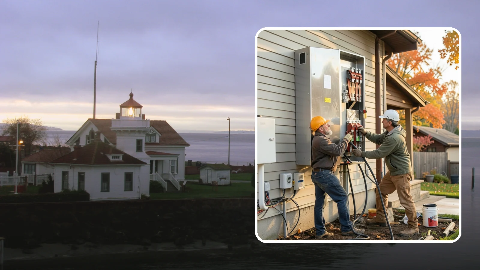 Generator Installation in Mukilteo, Snohomish County, WA - We install standby and portable generator connections with automatic or manual transfer switches for reliable backup power.