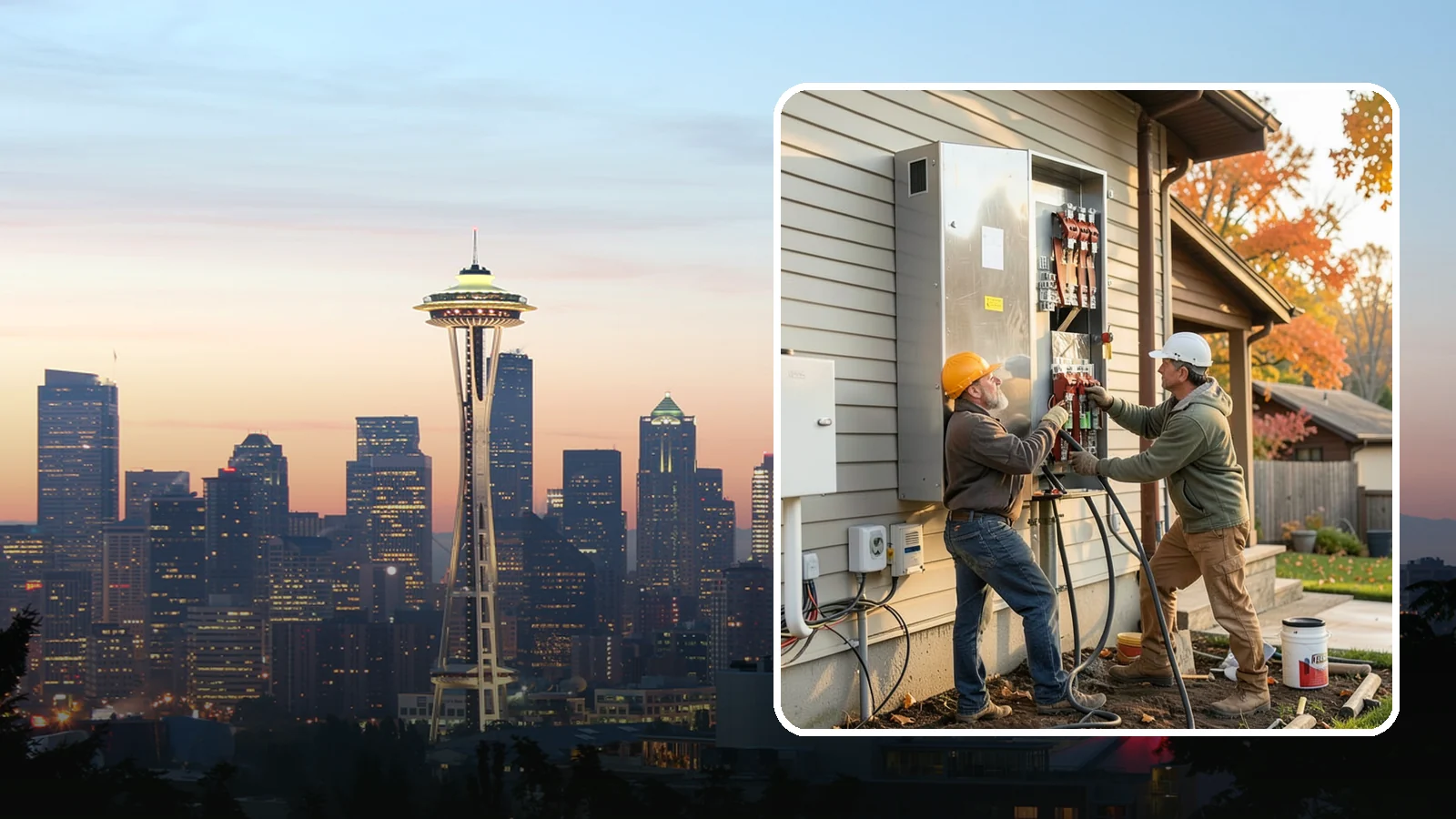 Generator Installation in Seattle, King County, WA - We install standby and portable generator connections with automatic or manual transfer switches for reliable backup power.