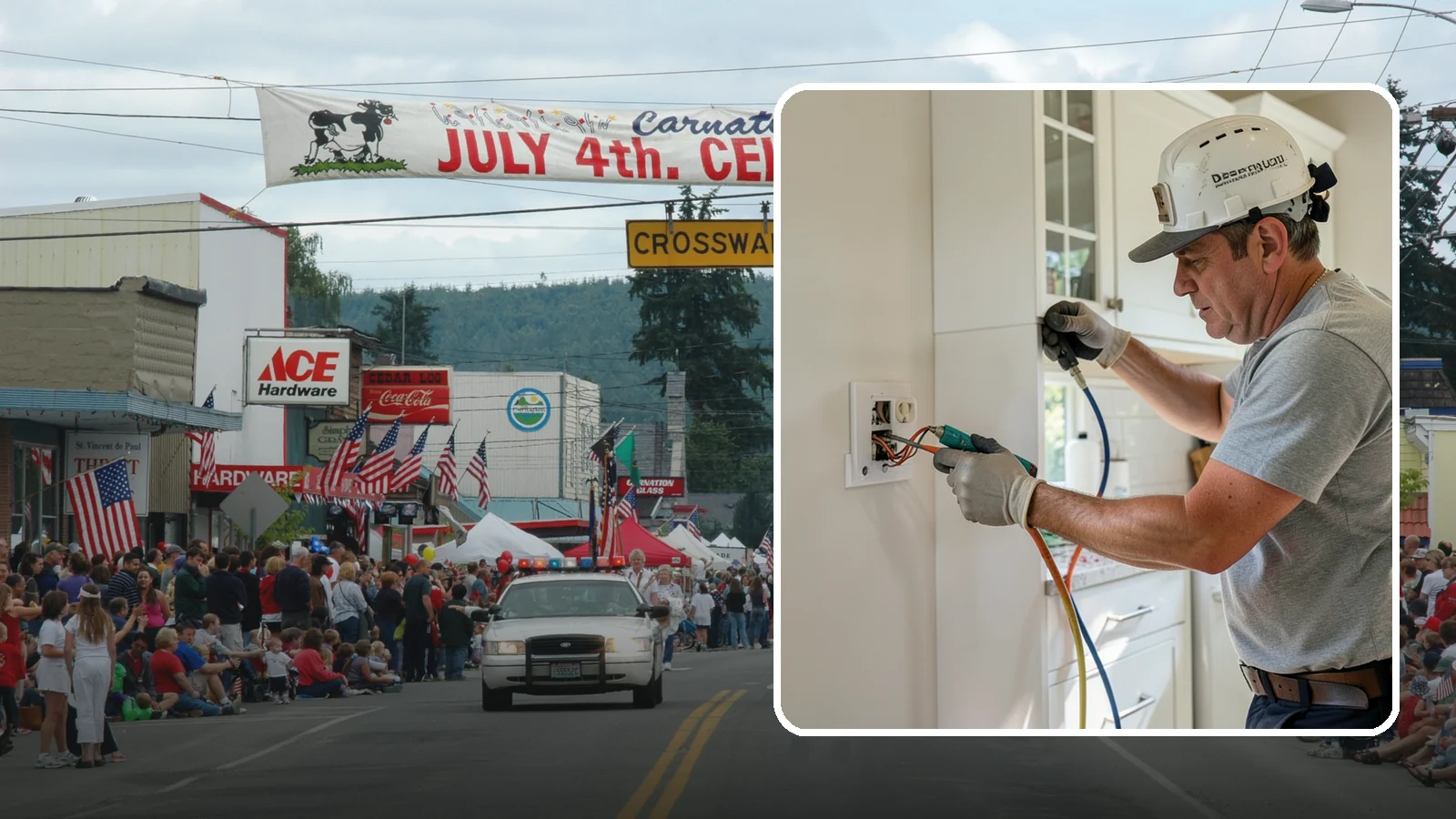 GFCI Outlet Installation in Carnation, King County, WA - We install GFCI-protected outlets in kitchens, bathrooms, garages, and outdoor areas to guard against shock hazards.