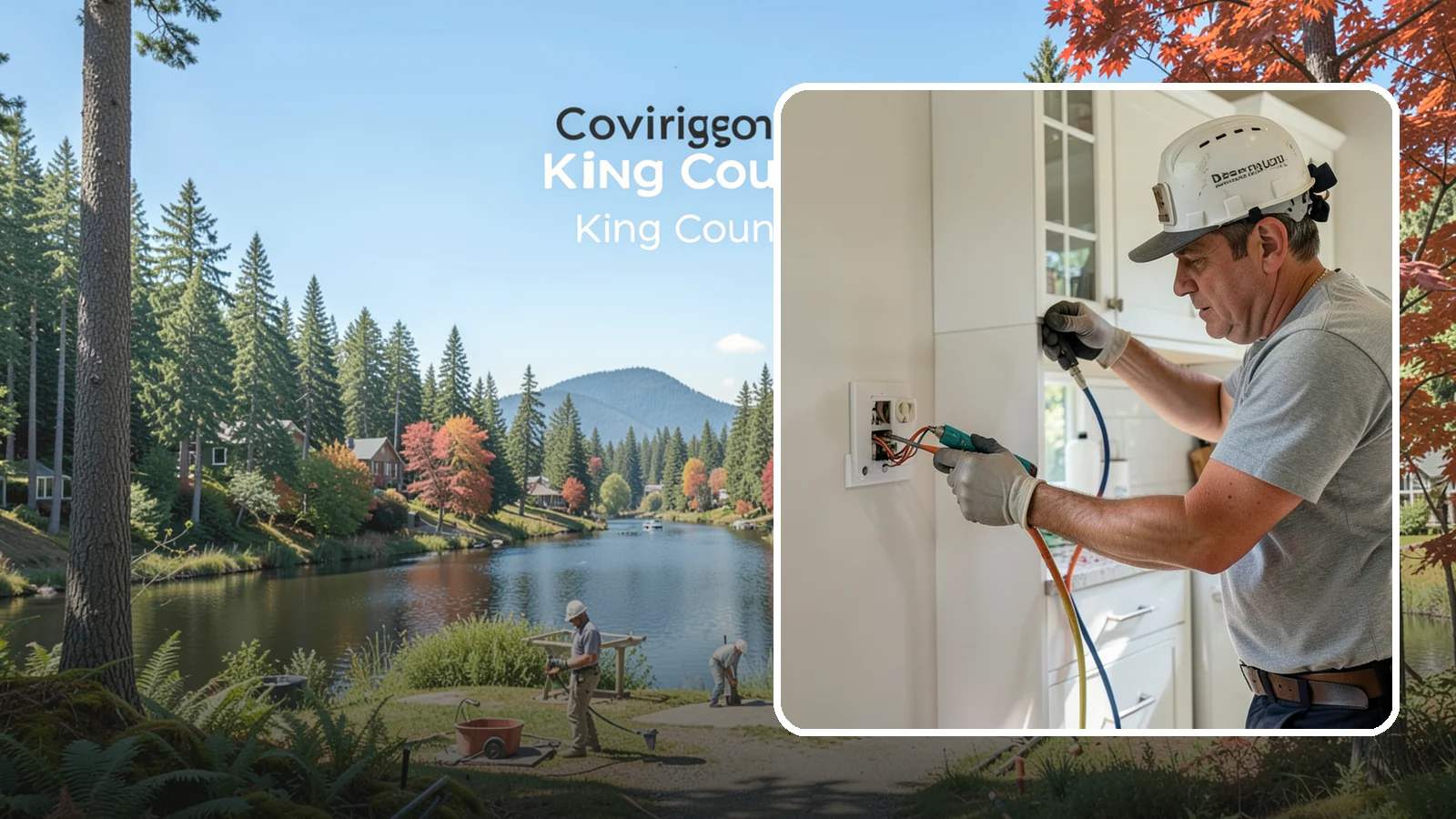 GFCI Outlet Installation in Covington, King County, WA - We install GFCI-protected outlets in kitchens, bathrooms, garages, and outdoor areas to guard against shock hazards.