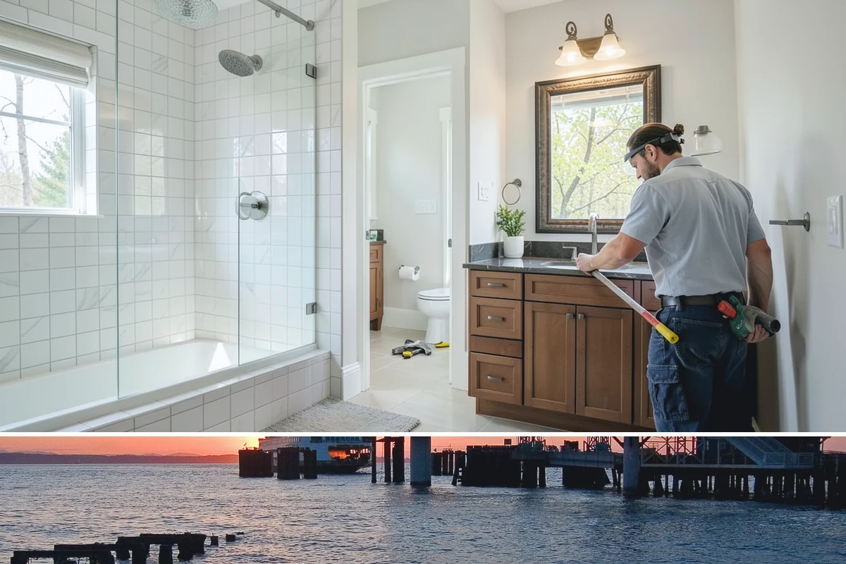 GFCI Outlet Installation in Edmonds, Snohomish County, WA - This safety upgrade installs year-round and is especially valuable before wet-season outdoor use.