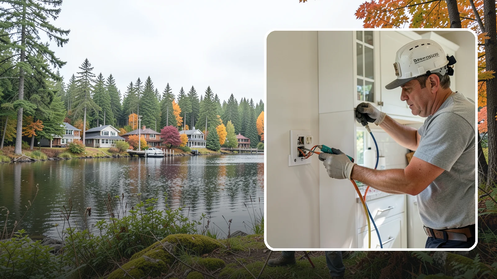 GFCI Outlet Installation in La Conner, Skagit County, WA - We install GFCI-protected outlets in kitchens, bathrooms, garages, and outdoor areas to guard against shock hazards.
