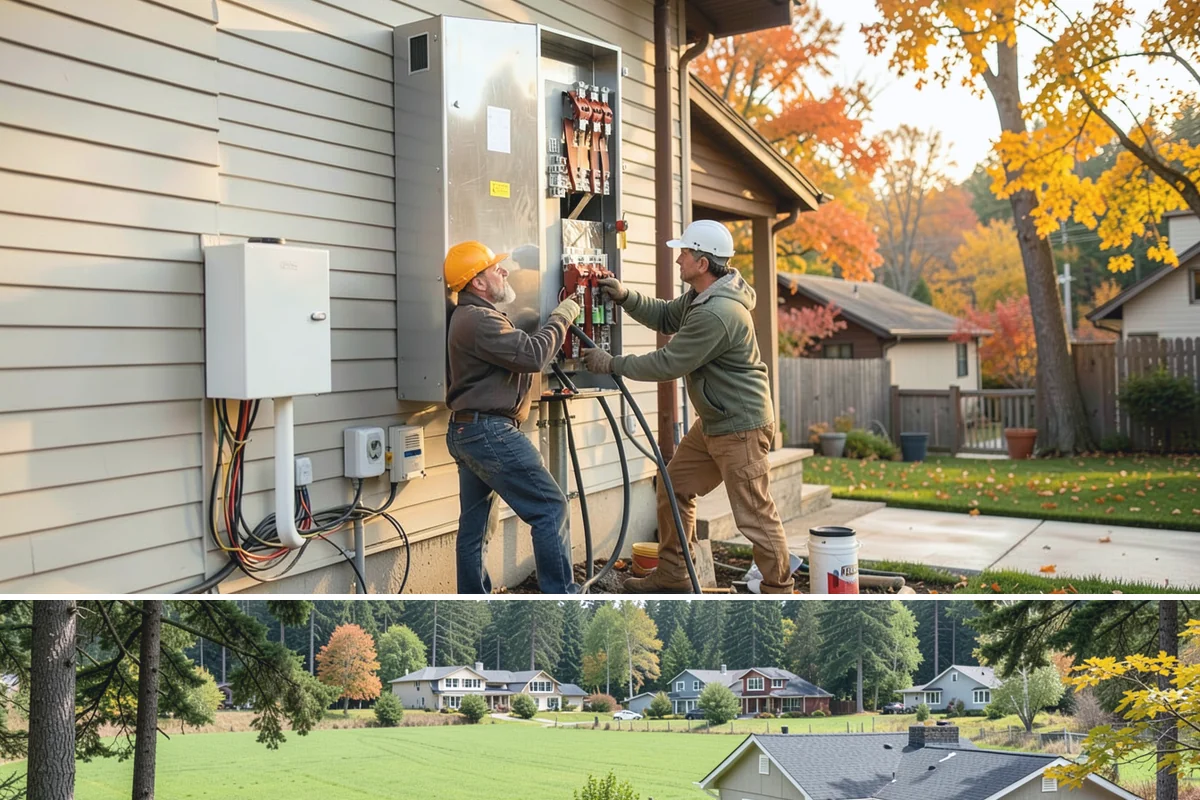 GFCI Outlet Installation in Lyman, Skagit County, WA - This safety upgrade installs year-round and is especially valuable before wet-season outdoor use.