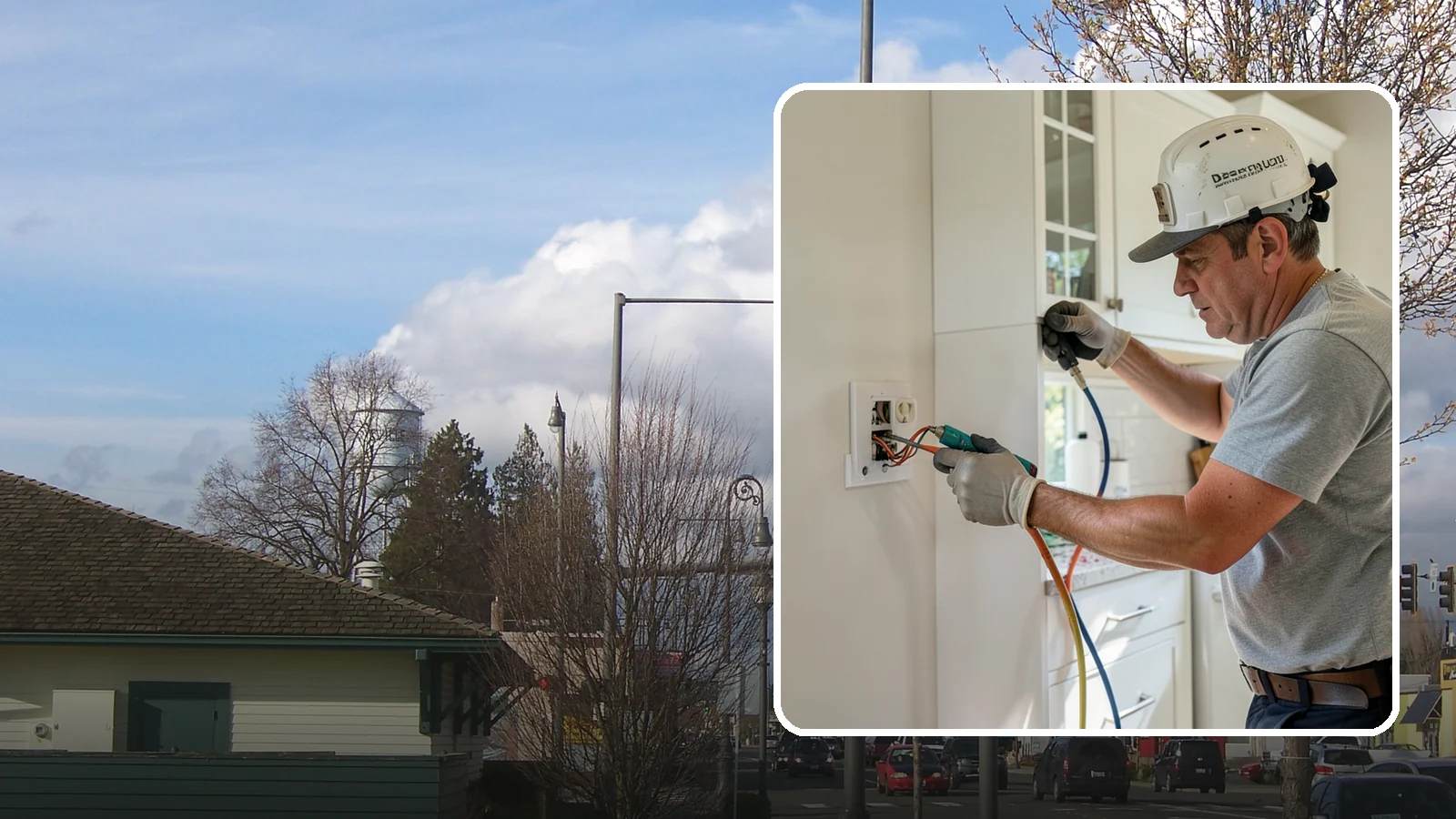 GFCI Outlet Installation in Marysville, Snohomish County, WA - We install GFCI-protected outlets in kitchens, bathrooms, garages, and outdoor areas to guard against shock hazards.