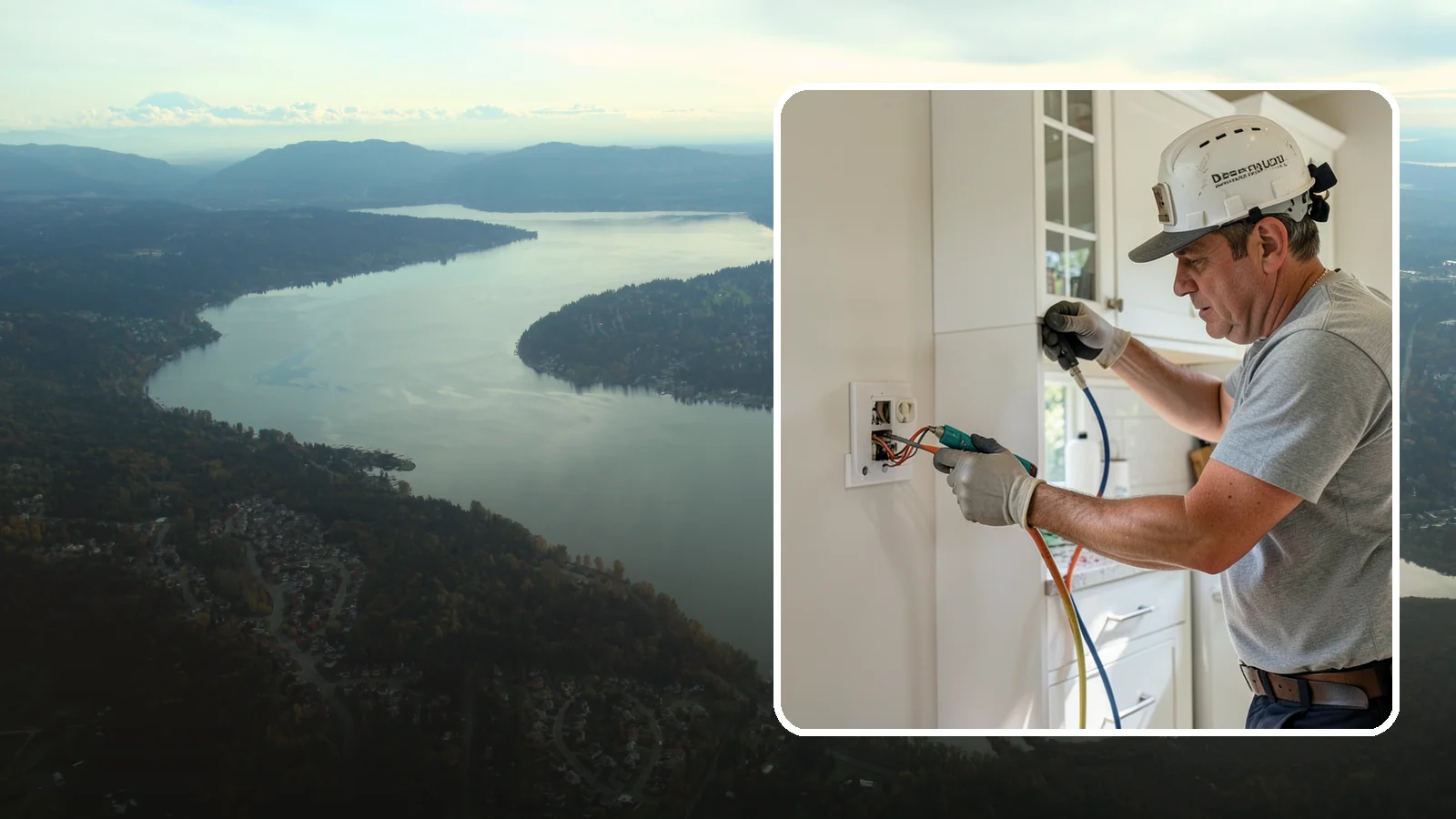 GFCI Outlet Installation in Sammamish, King County, WA - We install GFCI-protected outlets in kitchens, bathrooms, garages, and outdoor areas to guard against shock hazards.