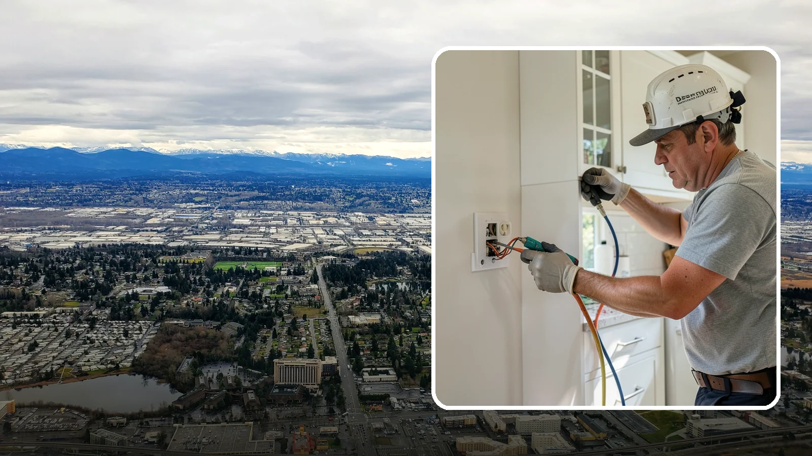 GFCI Outlet Installation in SeaTac, King County, WA - We install GFCI-protected outlets in kitchens, bathrooms, garages, and outdoor areas to guard against shock hazards.