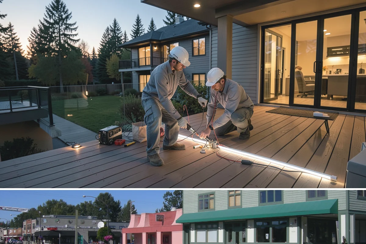 GFCI Outlet Installation in Snoqualmie, King County, WA - This safety upgrade installs year-round and is especially valuable before wet-season outdoor use.