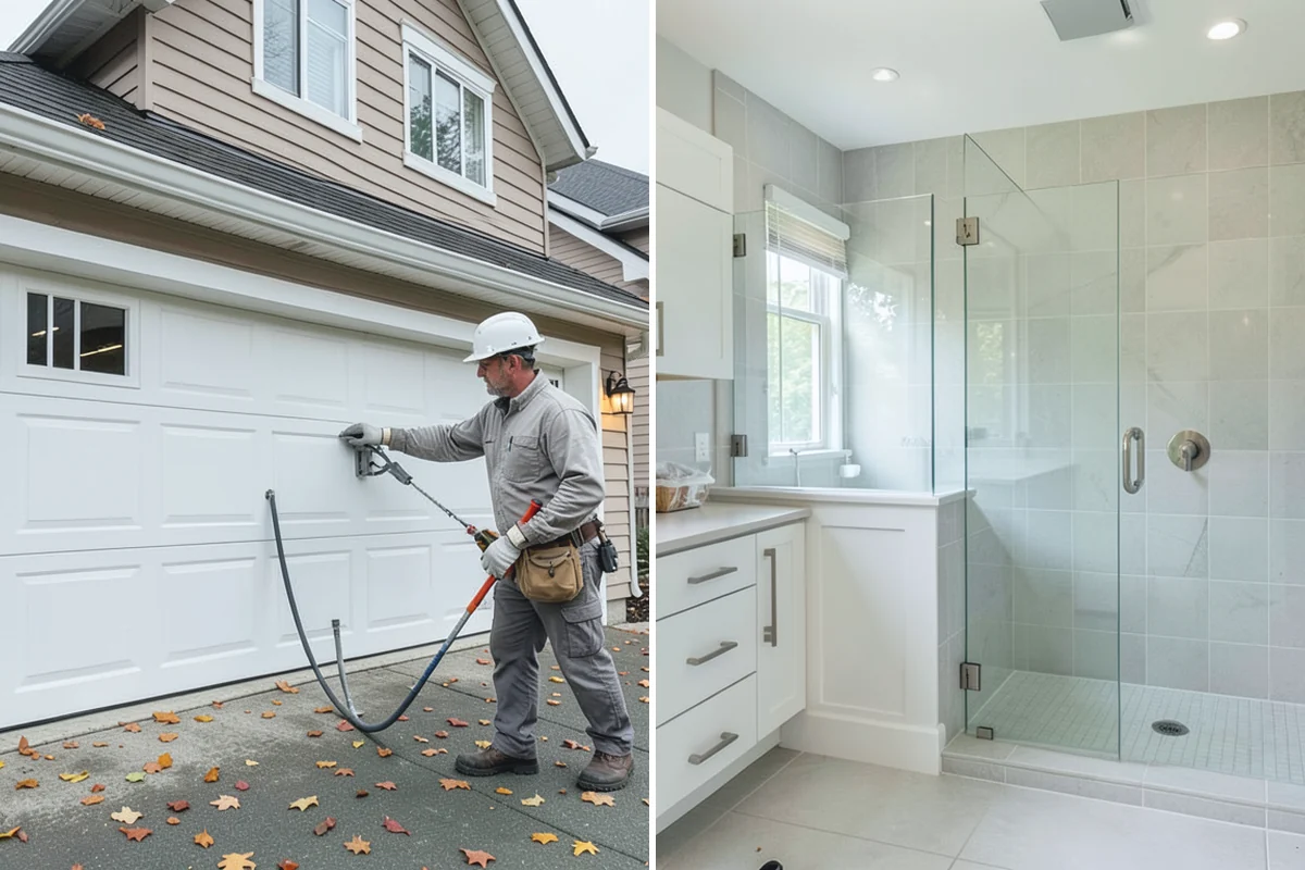 Glass Cabinet Door Installation in Beaux Arts Village, King County, WA - Select doors or inserts and glass type
