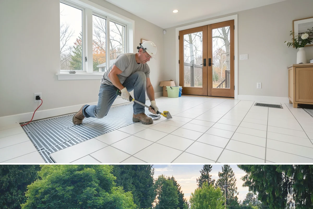 Glass Cabinet Door Installation in Bonney Lake, Pierce County, WA - This finishing upgrade fits any season and complements a fall cabinet refresh.