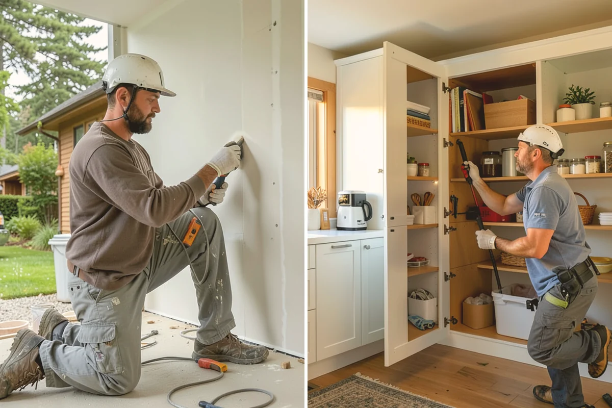 Glass Cabinet Door Installation in Brier, Snohomish County, WA - Select doors or inserts and glass type