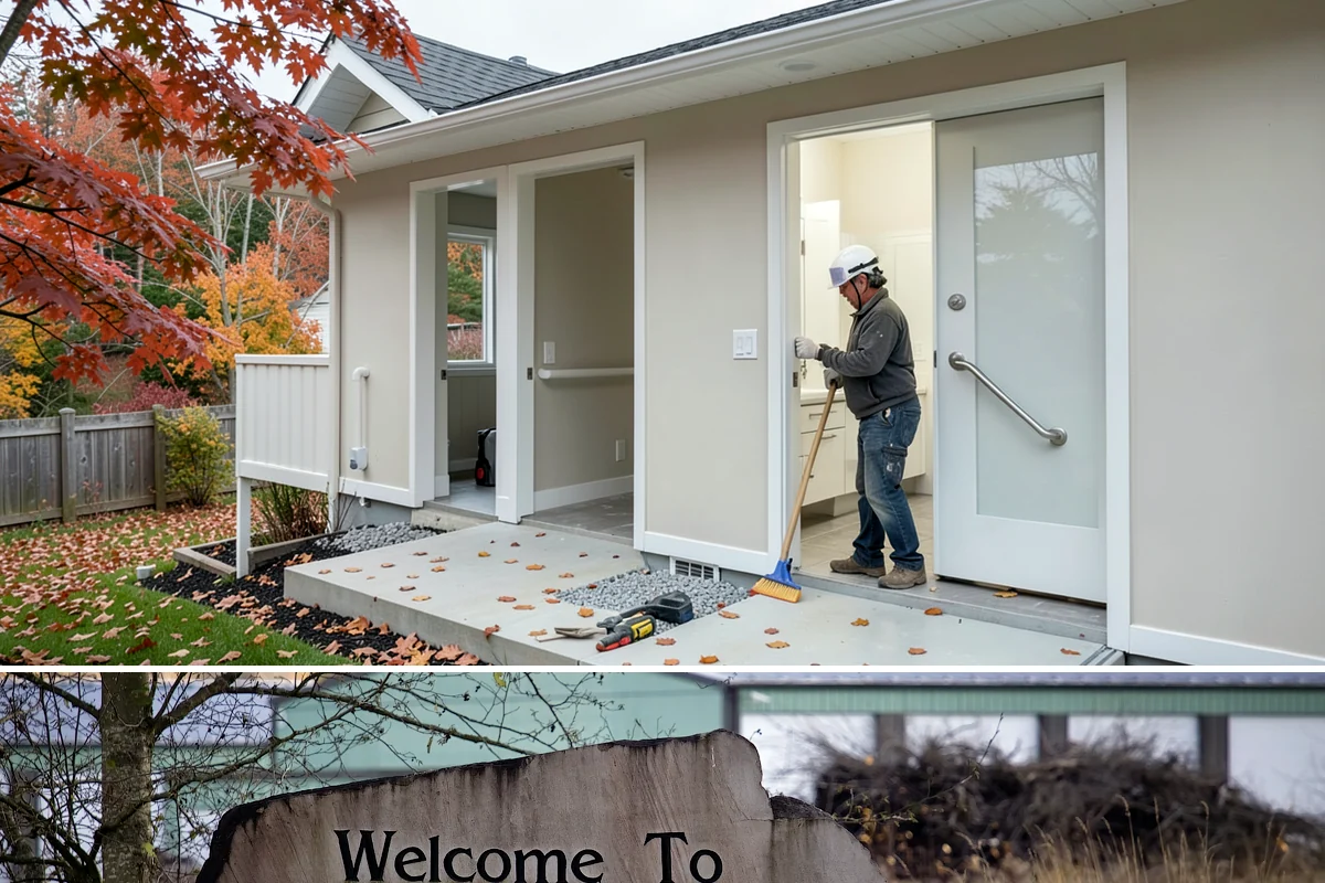 Glass Cabinet Door Installation in Buckley, Pierce County, WA - This finishing upgrade fits any season and complements a fall cabinet refresh.
