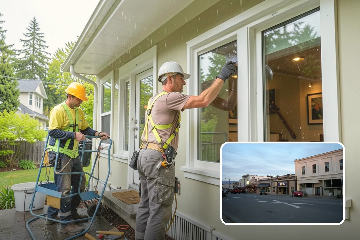Glass Cabinet Door Installation in Burlington, Skagit County, WA - A lighter, more open cabinet look
