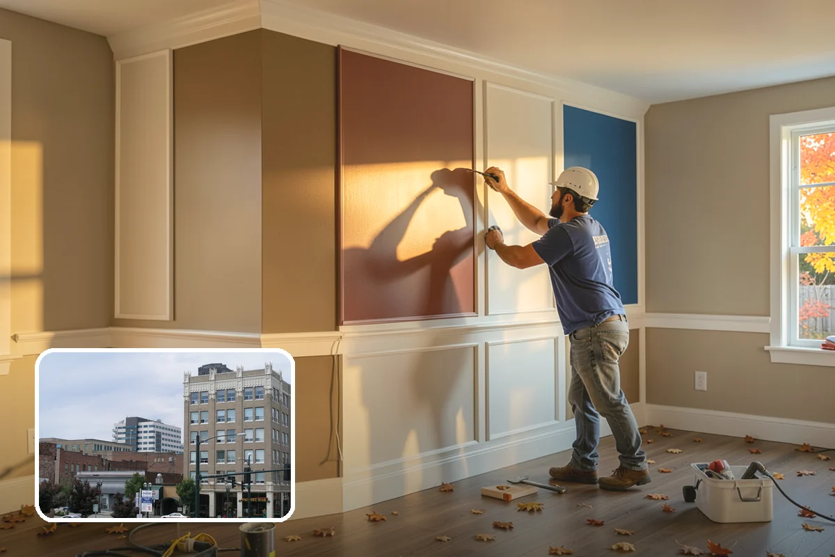 Glass Cabinet Door Installation in Everett, Snohomish County, WA - A lighter, more open cabinet look