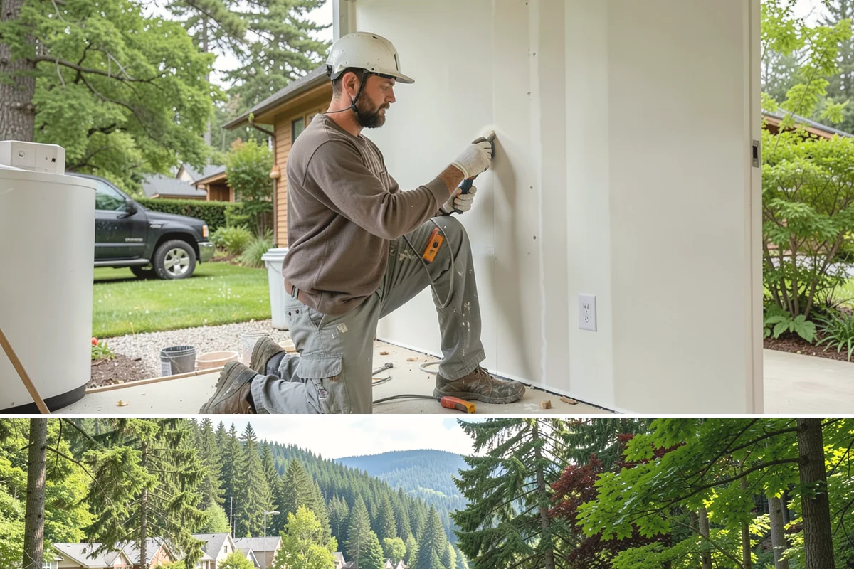 Glass Cabinet Door Installation in Lake Forest Park, King County, WA - This finishing upgrade fits any season and complements a fall cabinet refresh.