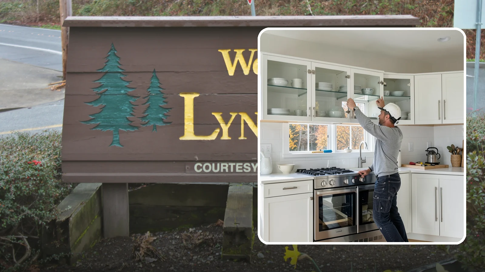 Glass Cabinet Door Installation in Lynnwood, Snohomish County, WA - Adding or converting cabinet doors to glass fronts to display dishware and lighten the look of upper cabinets.