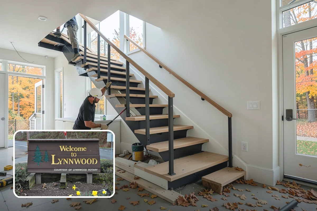 Glass Cabinet Door Installation in Lynnwood, Snohomish County, WA - A lighter, more open cabinet look