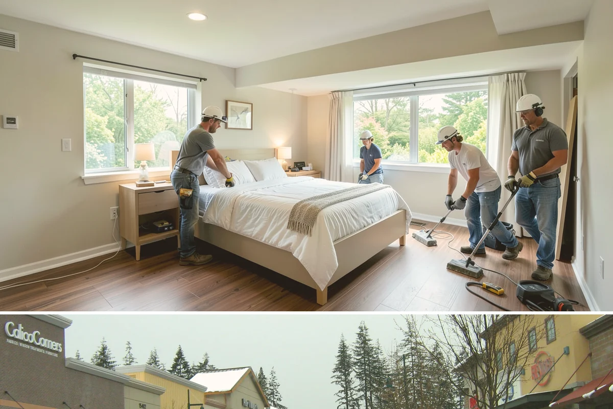 Glass Cabinet Door Installation in Mill Creek, Snohomish County, WA - This finishing upgrade fits any season and complements a fall cabinet refresh.
