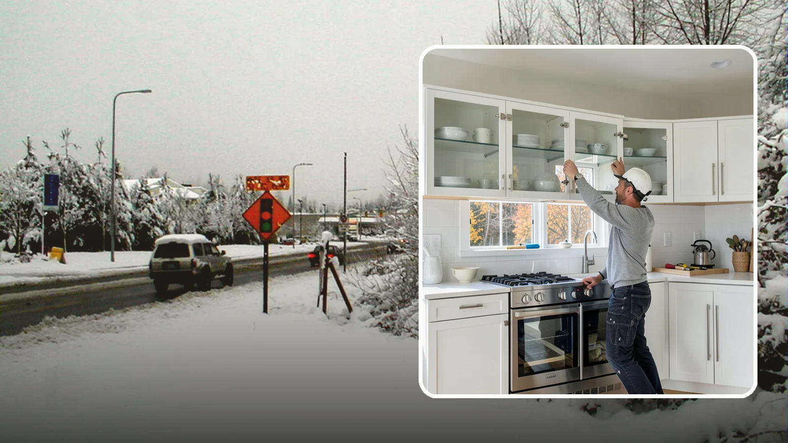 Glass Cabinet Door Installation in Newcastle, King County, WA - Adding or converting cabinet doors to glass fronts to display dishware and lighten the look of upper cabinets.