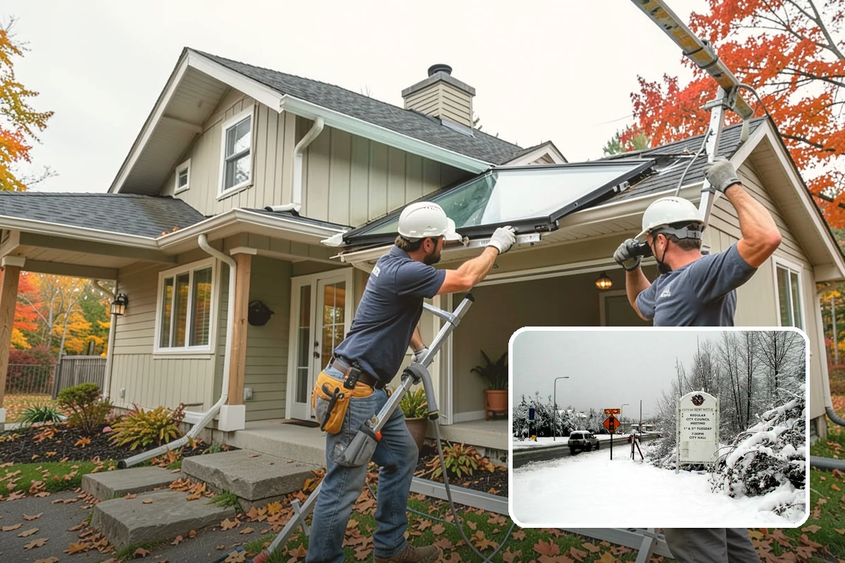 Glass Cabinet Door Installation in Newcastle, King County, WA - A lighter, more open cabinet look
