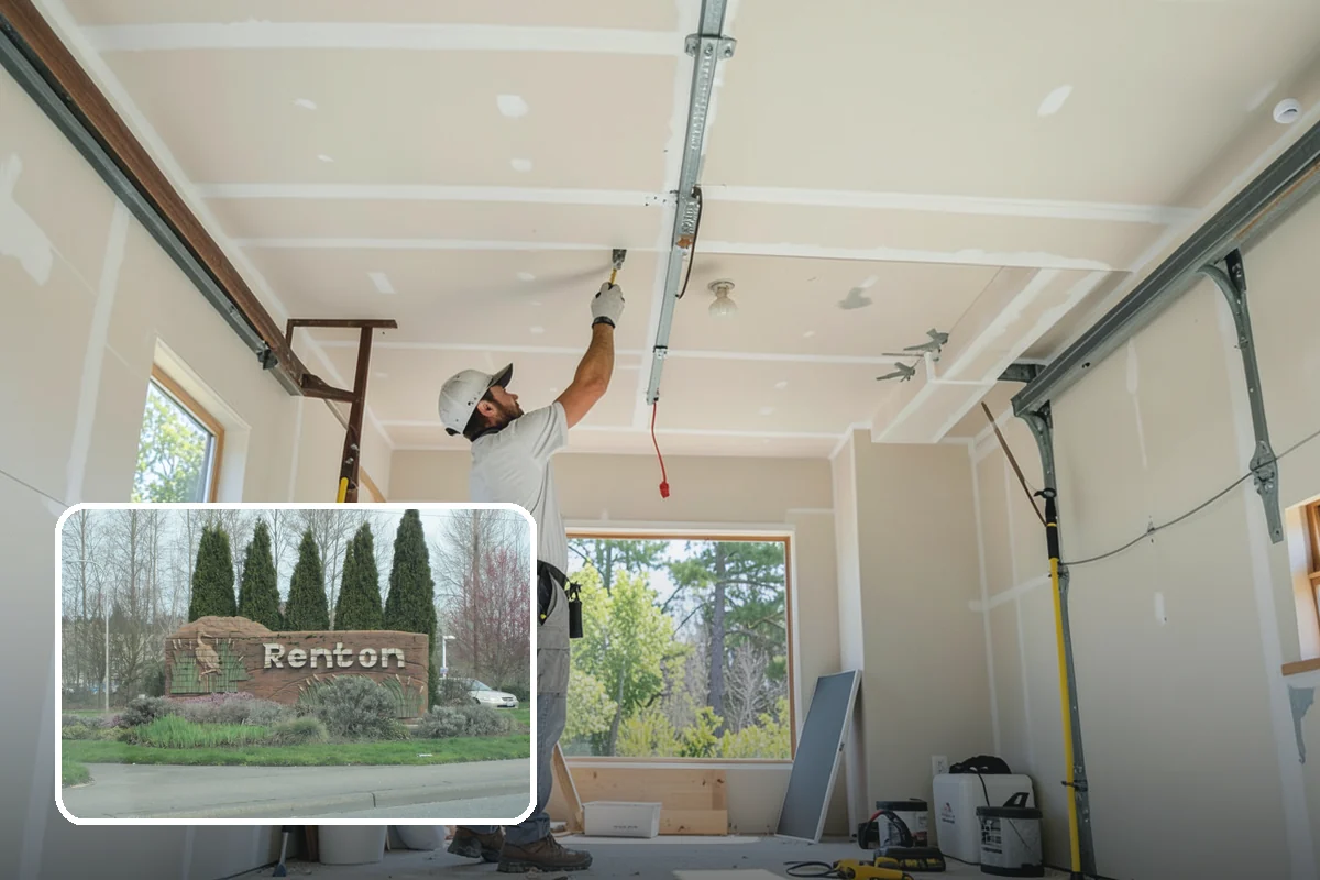 Glass Cabinet Door Installation in Renton, King County, WA - A lighter, more open cabinet look