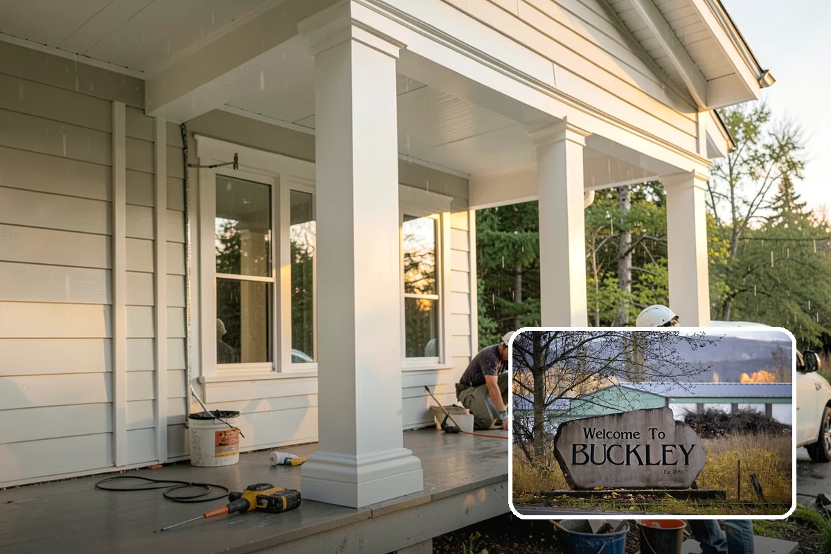 Glass Enclosure Installation in Buckley, Pierce County, WA - Wind and rain protection with open views