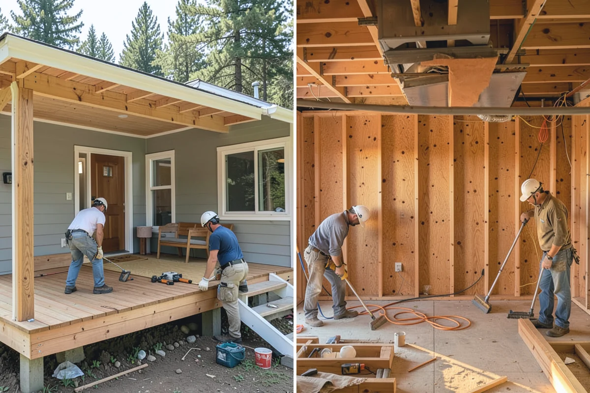Glass Enclosure Installation in Buckley, Pierce County, WA - Measure the opening and select the panel system