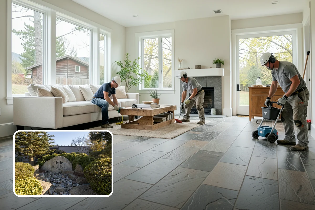Glass Enclosure Installation in Clyde Hill, King County, WA - Wind and rain protection with open views